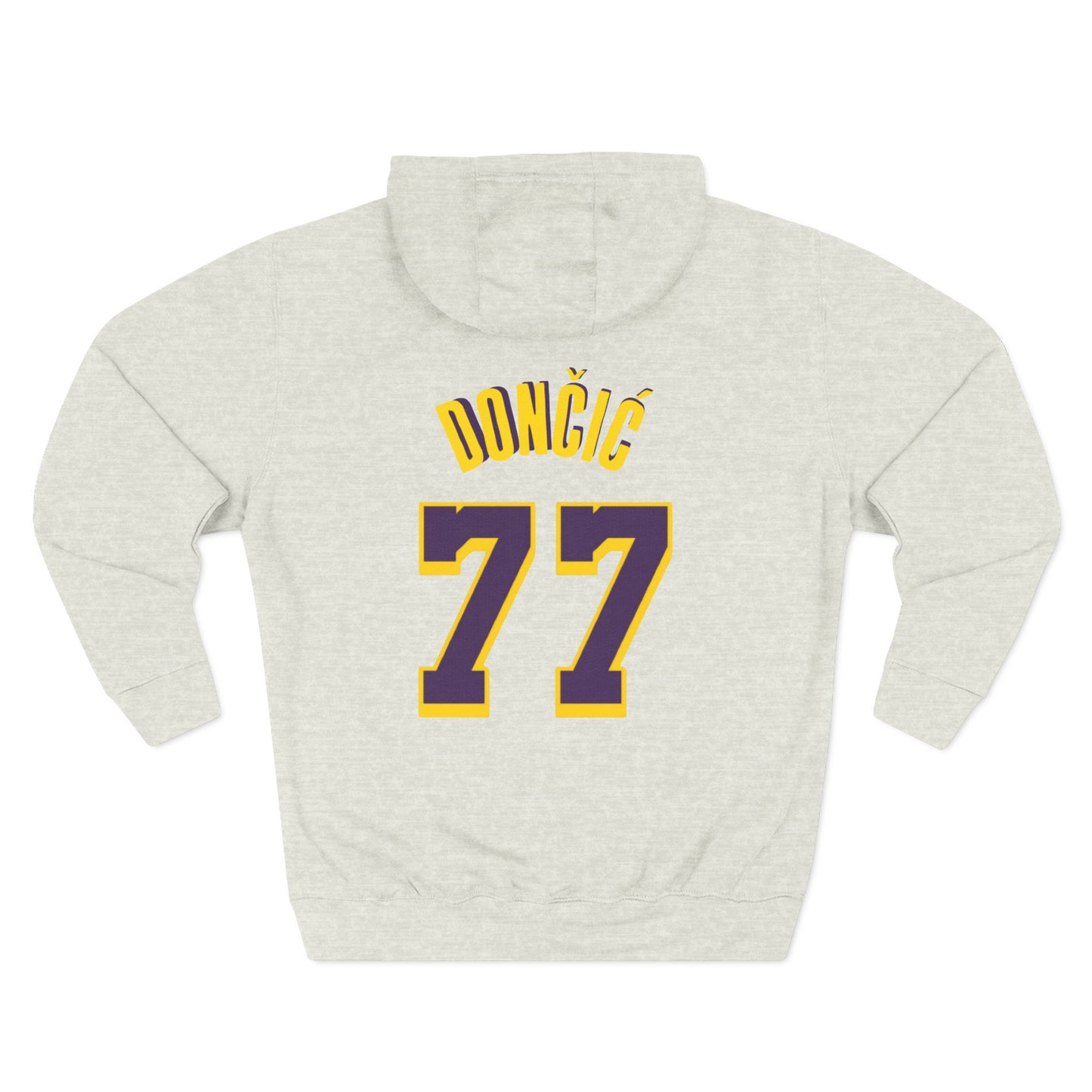 Luka Doncic #77 - Three-Panel Fleece Hoodie