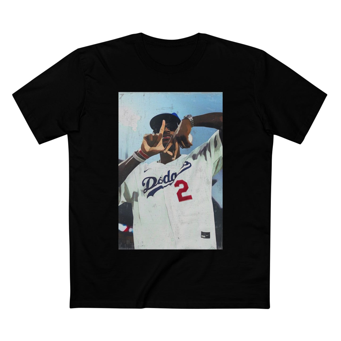 Jarred Vanderbilt - Dodger LA Hand Sign T-Shirt