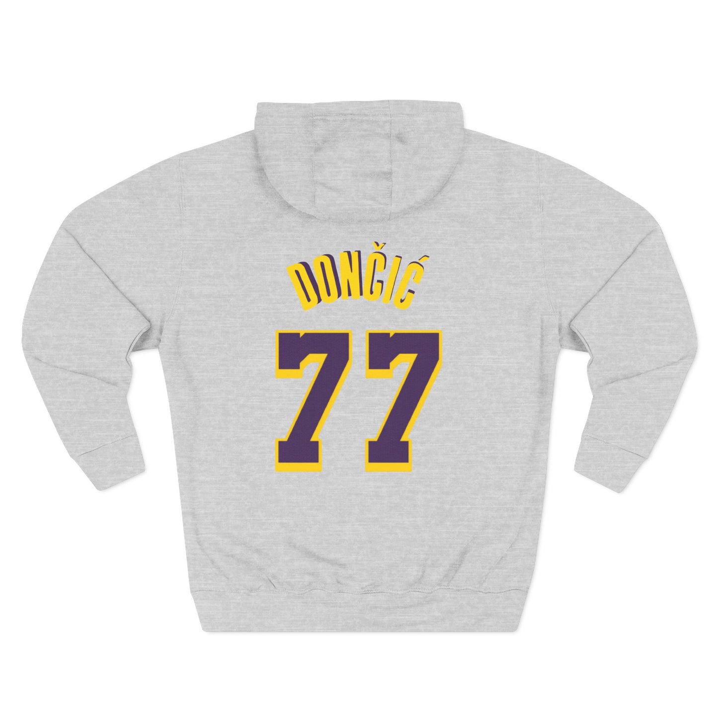 Luka Doncic #77 - Three-Panel Fleece Hoodie