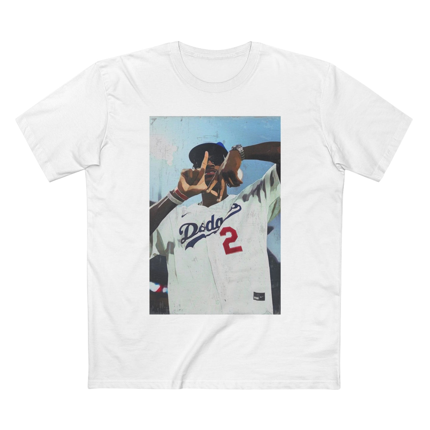 Jarred Vanderbilt - Dodger LA Hand Sign T-Shirt