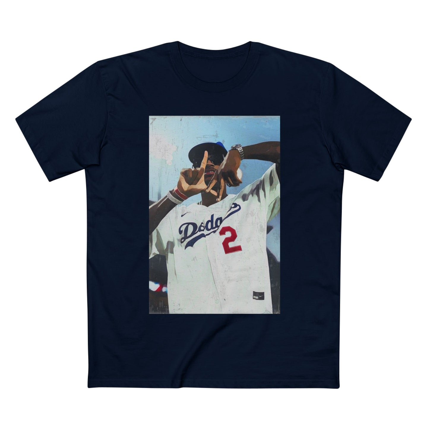 Jarred Vanderbilt - Dodger LA Hand Sign T-Shirt