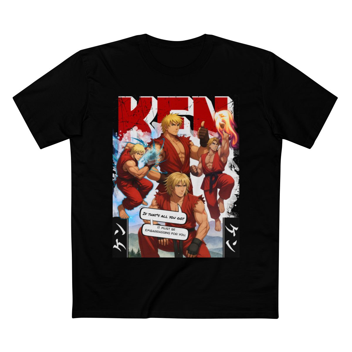 Ken St. Fighter - Unisex Graphic T-Shirt