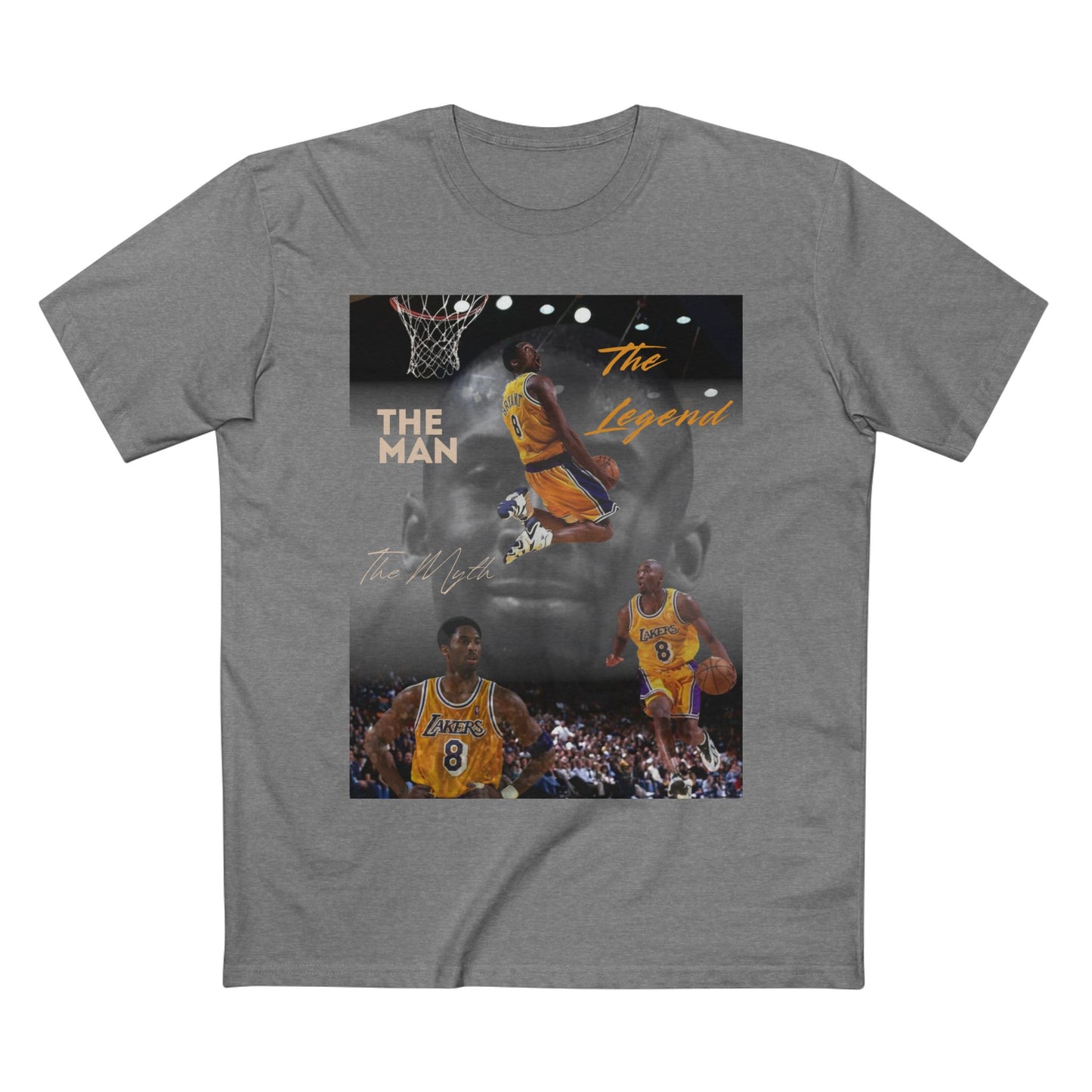 Kobe Bryant - Man, Myth, Legend - Unisex Graphic T-Shirt